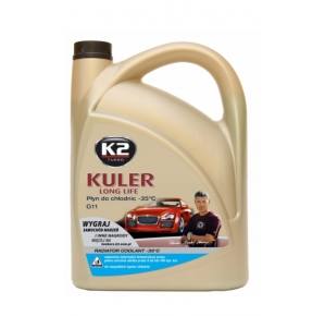 T205N K2 - KULER PŁYN DO CHŁODNIC G11 NIEBIESKI 5L K2