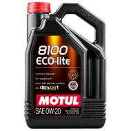 0W-20 5L ECO-LITE MOTU - OLEJ MOTUL 0W20 5L 8100 ECO-LITE / SP-RC / GF-6A / GM DEXOS1