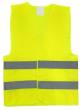 01734 AMIO - Kamizelka ostrzegawcza odblaskowa żółta XXL z certyfikatem A