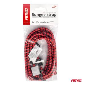 Linki elastyczne gumy do mocowania bagazu 2x150 cm o7 mm BSTRAP-05 AMIO-01150