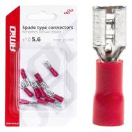 Konektory izolowane zenskie pIaskie 5.6mm 0.5-1.5mm2 10A 10 szt. AMIO-03061