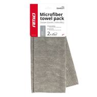 03742 AMIO - Mikrofibra bezsmugowa do szyb okien luster 30x40 cm 2 sztuki