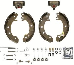 BK1641 TRW - ZASTAW SZCZĘK HAM.+ CYLINDERKI FORD SIERRA (GBG, GB4),SIERRA
