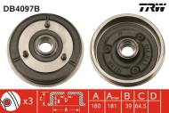 DB4097B TRW - BĘBEN HAM. Z ŁOŻYSKIEM CITROEN,PEUGEOT,TALBOT VISA,VISA CONV