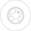 DF4187S TRW - TARCZA HAM. BMW P. E53 X5 00- 