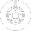 DF4850S TRW - TARCZA HAM. FORD P. GALAXY/MONDEO/S-MAX 1,6-2,5 06-15 GWINT
