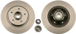 DF6043BS TRW - TARCZA HAM. RENAULT T. KANGOO 1,2-1,6 16V 08- KPL Z ŁOŻYSKIE