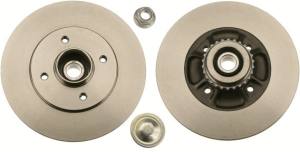 DF6045BS TRW - TARCZA HAM. POJEDYŃCZO PAKOWANA Z Ł Z PIERŚCIENIEM ABS I ŁOŻ