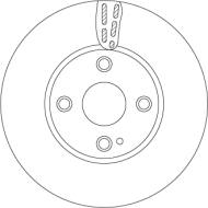 DF6793 TRW - TARCZA HAM. MAZDA P. 2/MX-5 1,5 14- 