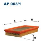 AP003/1 FILTR - FILTR POWIETRZA CHRYSLER GRAND VOYAGER I, GRAND VOYAGER II,