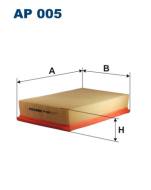 AP005 FILTR - FILTR POWIETRZA AUDI 100, 100 QUATTRO, 200 QUATTRO, 80, 80 Q