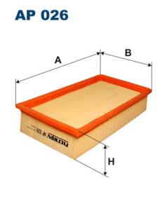 AP026 FILTR - FILTR POWIETRZA BMW 3 (E30), 3 (E36), 5 (E28), 5 (E34), 7 (E