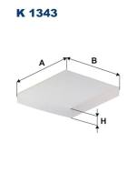 K1343 FILTR - FILTR KABINOWY ZWYKŁY