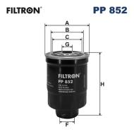 PP852 FILTR - FILTR PALIWA - DIESEL DAIHATSU, FORD, HYUNDAI, ISUZU, KIA, M