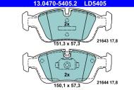 13.0470-5405.2 ATE - KLOCKI HAM. BMW P. 3/Z3/Z4 90-09 CERAMIC