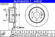 24.0116-0121.1 ATE - TARCZA HAM. DB T. SPRINTER 06- 