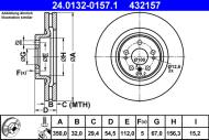 24.0132-0157.1 ATE - TARCZA HAM. DB P. W164/W251 05- 