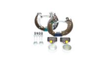0204114028 BOSCH - ZESTAW SZCZĘK HAM. CITROEN AX/SAXO 91-03 KPL. Z CYLINDERKAMI