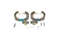 0204114201 BOSCH - ZESTAW SZCZĘK HAM. RENAULT TWINGO 1,2 96-07 KPL. Z CYLINDERK