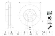 0986479407 BOSCH - TARCZA HAM. DB P. W204 07- 