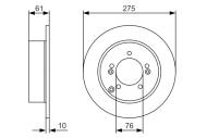 0986479525 BOSCH - TARCZA HAM. 