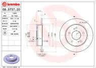 08.5737.20 BREMBO - TARCZA HAM. TYLNA NISSAN 200SX 94-00 TYŁ