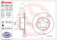 09.9750.21 BREMBO - TARCZA HAM. PRZEDNIA UV FRONT  BMW 