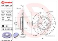 09.A047.3X BREMBO - TARCZA HAM. PRZEDNIA XTRA FRONT  MINI 