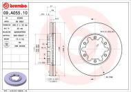 09.A055.10 BREMBO - TARCZA HAM. PRZEDNIA NISSAN PATROL GR II 97-