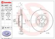 09.A427.11 BREMBO - TARCZA HAM. PRZEDNIA UV FORD MONDEO 07- PRZÓD