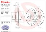 09.A427.1X BREMBO - TARCZA HAM. PRZEDNIA XTRA FRONT  FORD/FORD (CHANGAN)/LAND RO