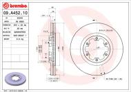 09.A452.10 BREMBO - TARCZA HAM. PRZEDNIA NISSAN PICK UP 02- 