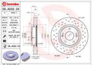 09.A532.2X BREMBO - TARCZA HAM. PRZEDNIA XTRA FRONT  HYUNDAI/HYUNDAI (BEIJING)/J