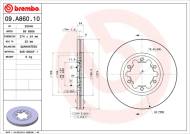 09.A860.10 BREMBO - TARCZA HAM. PRZEDNIA MAZDA B-SERIA 98- 