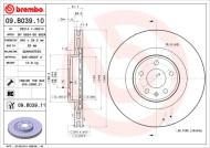 09.B039.11 BREMBO - TARCZA HAM. PRZEDNIA UV AUDI A5 07-