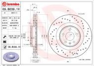 09.B039.1X BREMBO - TARCZA HAM. PRZEDNIA XTRA FRONT AUDI/AUDI (FAW)
