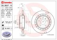 09.B507.11 BREMBO - TARCZA HAM. TYLNA UV REAR  BAIC/BAIC BJEV/SAAB