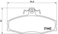 P85022 BREMBO - KLOCKI HAM. PRZEDNIE SKODA FAVORIT,FELICIA