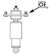343170 KAYABA - AMORTYZATOR TALBOT AVENGER TYLNY. TALBOT SUNBEAM TYLNY