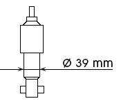 553170 KAYABA - AMORTYZATOR NISSAN TERRANO PRZEDNI
