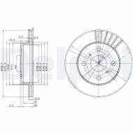 BG3173 DELPHI - TARCZA HAM. PRZEDNIA 