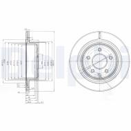 BG3765C DELPHI - TARCZA HAM. NISSAN/RENAULT NISSAN QASHQAI, X-TRAIL / RENAULT