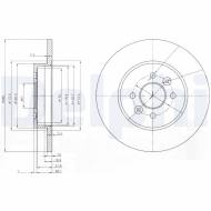 BG3992 DELPHI - TARCZA HAM. RENAULT KANGOO. KANGOO EXPRESS