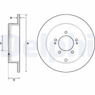 BG4161C DELPHI - TARCZA HAM. CITROEN/MITSUBISHI/PEUGEOT CITRO?N C-CROSSER / M