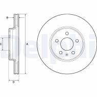 BG4799C DELPHI - TARCZA HAM. AUDI A4,A5