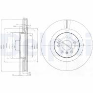 BG9013 DELPHI - TARCZA HAM. PRZEDNIA 320CDI/420CDI 