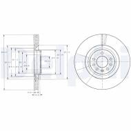 BG9098 DELPHI - TARCZA HAM. OPEL OPEL / VAUXHALL SIGNUM, VECTRA 2.8